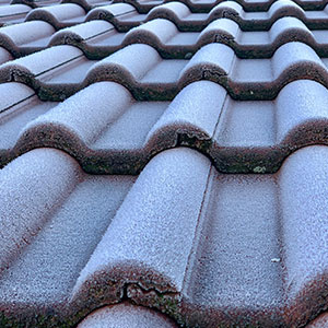 Ausstellung-Dachpfannen bei CSG Massivbau in Eckernförde