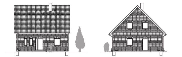 Haus-Bohnert-Ansichtszeichnung