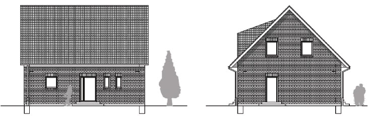 Haus-Luerschau-Ansichtszeichnung