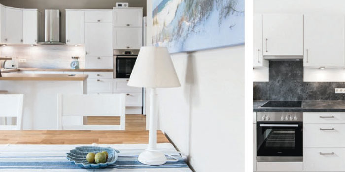 Haus-Luerschau-Innenraum-Ansichten-Einblicke in die helle Küche